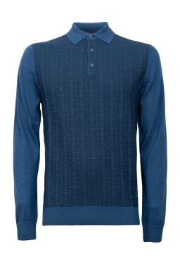 Джемпер-поло ENRICO CERINI 244015/DEEP BLUE