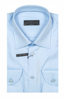 Фото рубашки Полуприлегающий силуэт Рубашка JOHN MILLER, цвет голубой