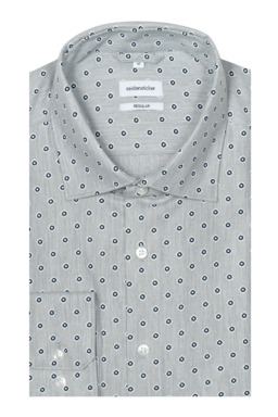 Фото рубашки Прямой силуэт Рубашка SEIDENSTICKER, цвет серый