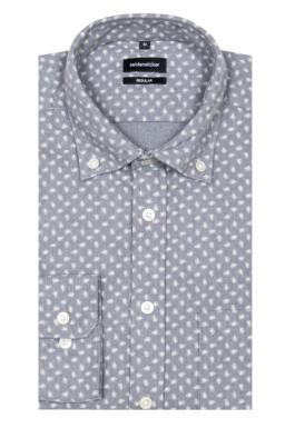 Фото рубашки Прямой силуэт Рубашка SEIDENSTICKER, цвет серый